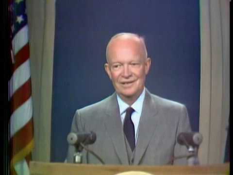1958 First Color TV Broadcast: Eisenhower Inaugural Address (WRC-TV)
