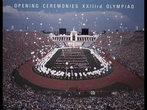 1984 Olympic opening ceremony (full broadcast)