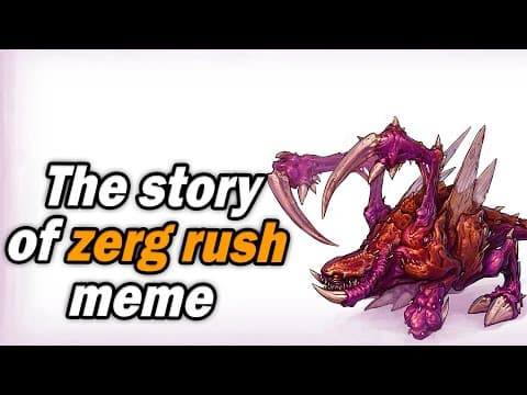 The origins of the Zerg Rush meme