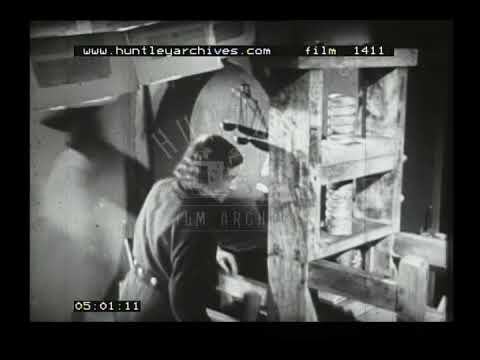 How paper is made, 1940s
