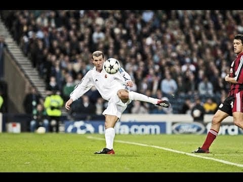 Zidane's volley in the 2002 final