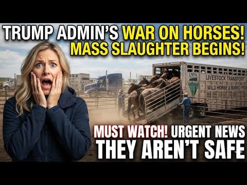 America's Wild HORSES Off To Slaughter "$25 Loophole" Under the Trump Admin?