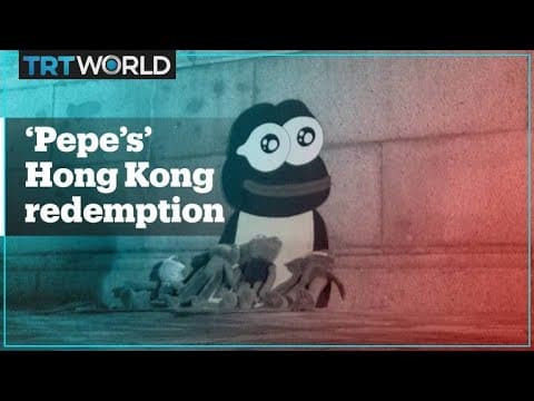 TRT World on Pepe in the Hong Kong protests
