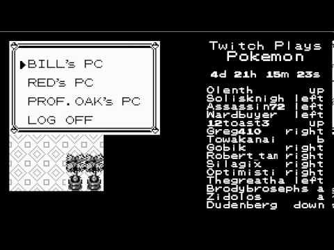 Twitch Plays Pokémon — Helix Fossil saved from the PC
