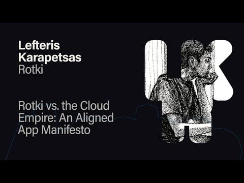 Rotki vs The Cloud Empire: an Aligned App Manifesto - Lefteris