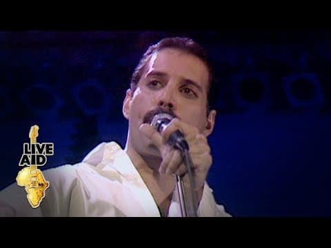 Freddie Mercury and Brian May - Is This The World We Created? at Live Aid