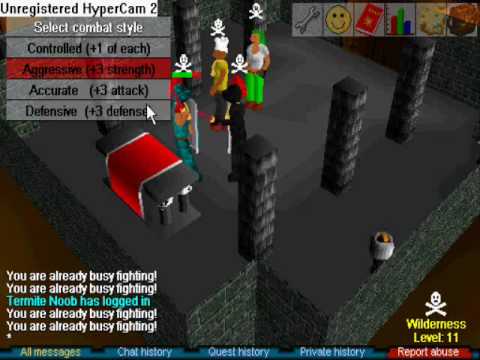 Early RuneScape Classic footage