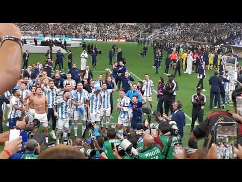 Argentina's travelling sea of blue and white