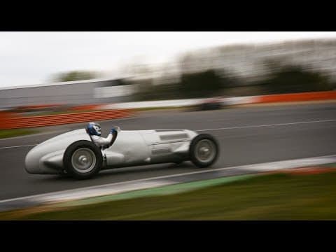 Valtteri Bottas drives the 1937 W125
