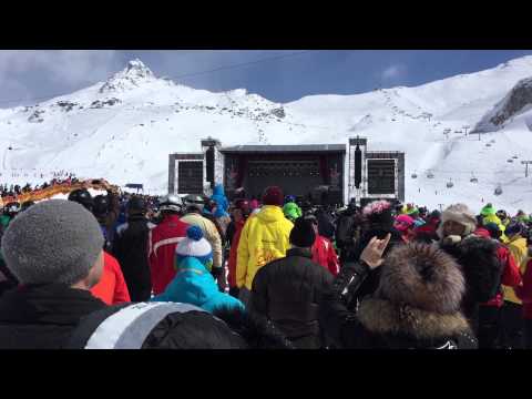 Jan Delay live beim Top of The Mountain Osterkonzert auf der Idalpe in Ischgl auf 2300 m