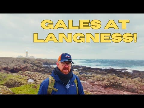Battling the Storm at Langness! Waves, Wind & a Brew in the Ruins
