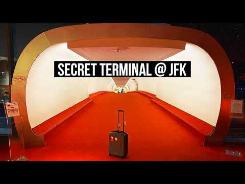 There's a SECRET TERMINAL at JFK Airport in New York