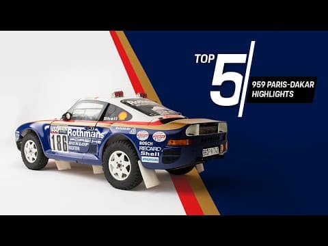 The 959 wins the Paris-Dakar (1986)