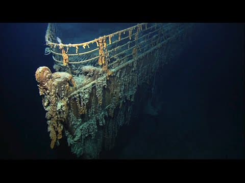 Titanic Wreckage ROV Footage