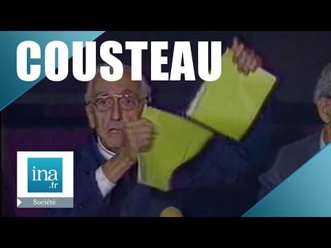 Cousteau en colère contre le pont de l'Île de Ré Archive INA