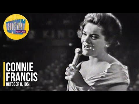Connie Francis sings the title song for Ed Sullivan