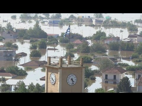 Storm Daniel floods Greece