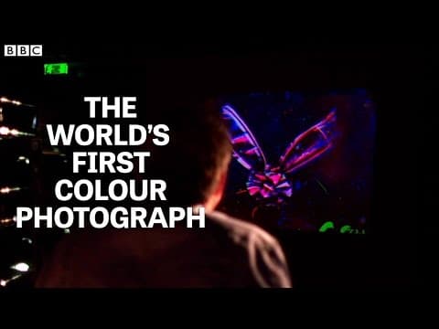 The world's first colour photograph