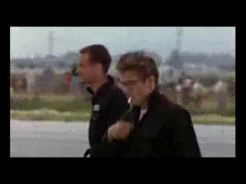 James Dean racing at Santa Barbara in May 1955