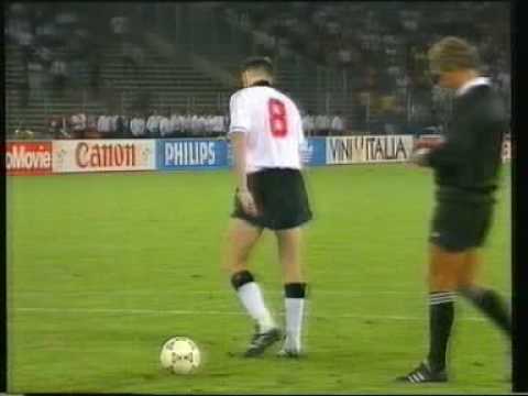 England's first penalty heartbreak — Turin 1990