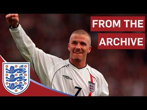 Beckham's 93rd-Minute Free Kick vs Greece