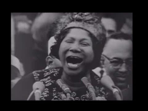 ♪ How I Got Over | Mahalia Jackson at MLK's Civil Rights Campaign (Washington, 1963)
