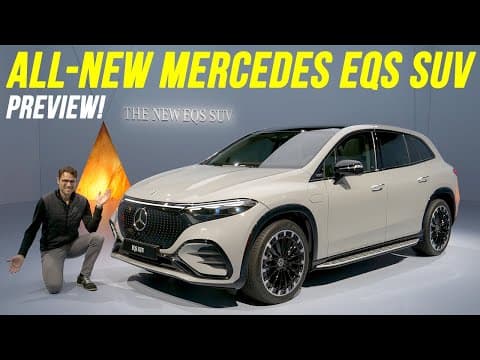 Mercedes EQS SUV Premiere! Can this high-end luxury EV SUV beat the BMW iX?