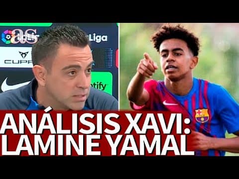 XAVI y LAMINE YAMAL: habla del nuevo TALENTO del FC BARCELONA | AS
