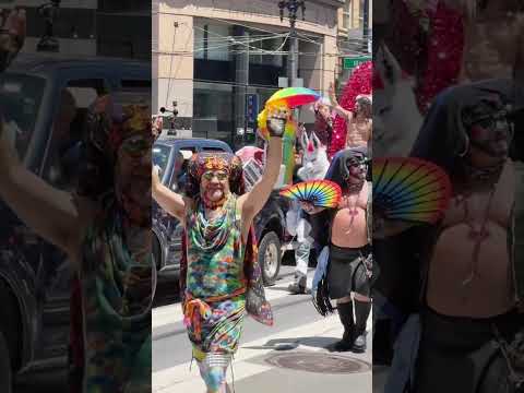 Pride parade fills Market Street