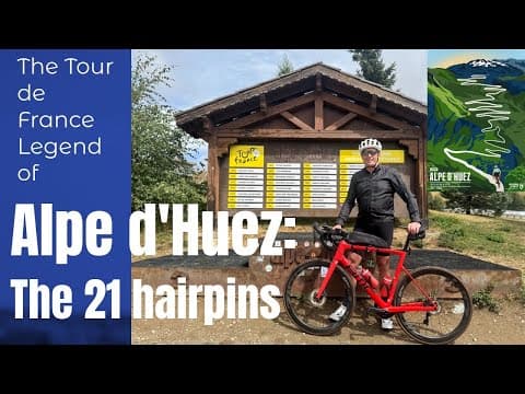 Cycling Alpe d'Huez: The 21 Hairpins (Tour de France Legend)