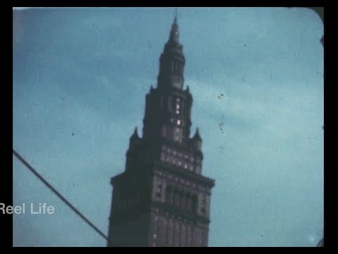 1936 Early Kodachrome Colour Film, Views from the Terminal Tower, Cleveland