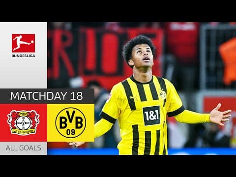 Adeyemi's first BVB goal, Leverkusen 0-2 Dortmund
