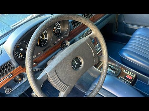 The Bank Vault 1978 Mercedes-Benz 300SD Silver Blue Metallic Drive Video 8/20/23