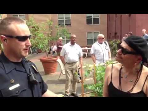 Scientology fails using police to chase me away (Mark Bunker)