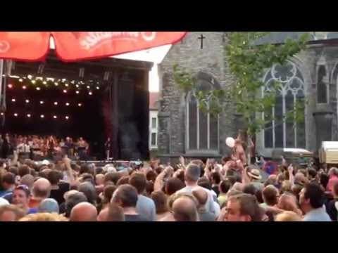 Opening Gentse Feesten 2014 met Walter De Buck. 't Vliegerke