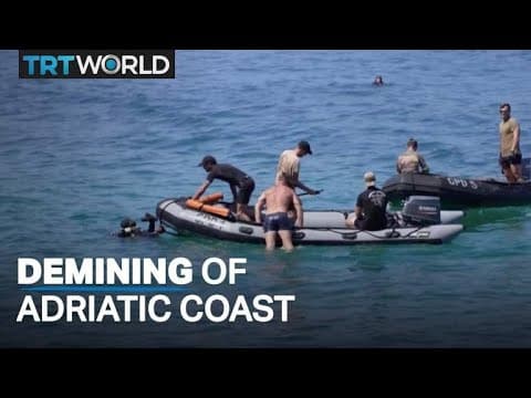 Albanian divers clear World War II munitions
