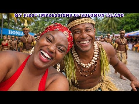 First Impressions of Solomon Islands as an African 🇸🇧