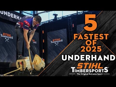 5 Fastest Underhand Chop Heats in 2025 (U.S. CHAMPIONSHIPS)