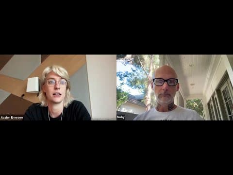 Moby x Avalon Emerson 'E After Next' Interview