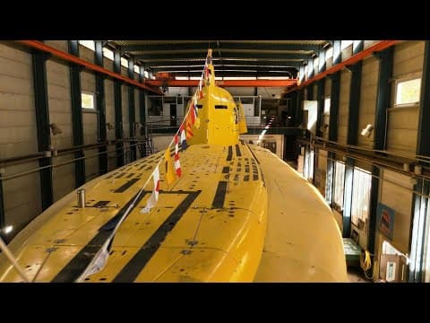 Journées du patrimoine : le Saga, sous-marin géant créé par Cousteau, exposé à Marseille AFP