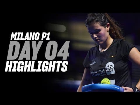 Milan Premier Padel P1 : Day 4– Women's Highlight