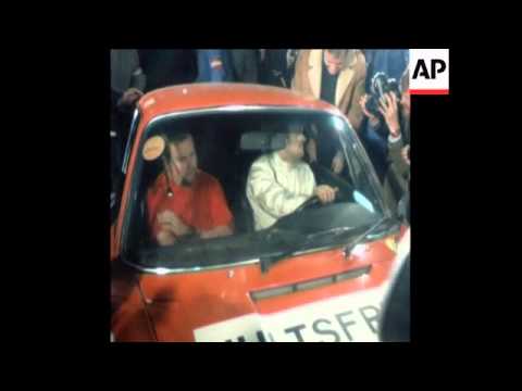 SYND 23/01/1970 MONTE CARLO RALLY WINNERS