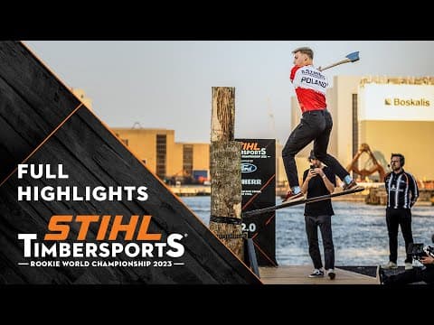 Full highlights - STIHL TIMBERSPORTS® Rookie World Championship 2023