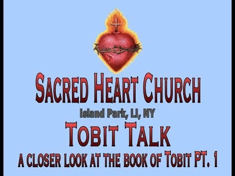 Tobit Talk, Part One - Msgr John Tutoné