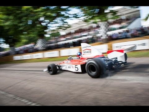 Fittipaldi and the McLaren M23 reunited