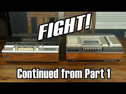 Why Sony's Beta Videotape System Failed (Part 2)