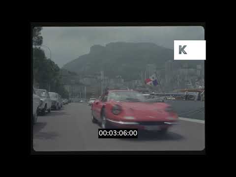 1969 Ferrari in the French Riviera, HD from 35mm
