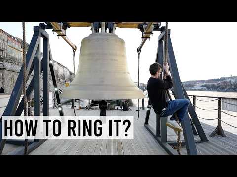 You can ring this massive 10 ton bell in Prague - for free!