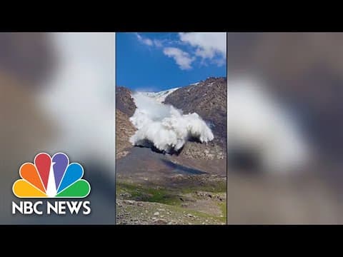 Central Asian avalanche country