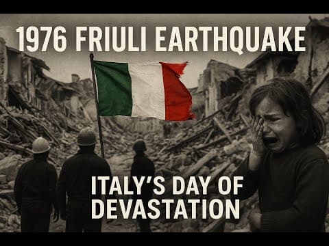 The 1976 Friuli earthquake